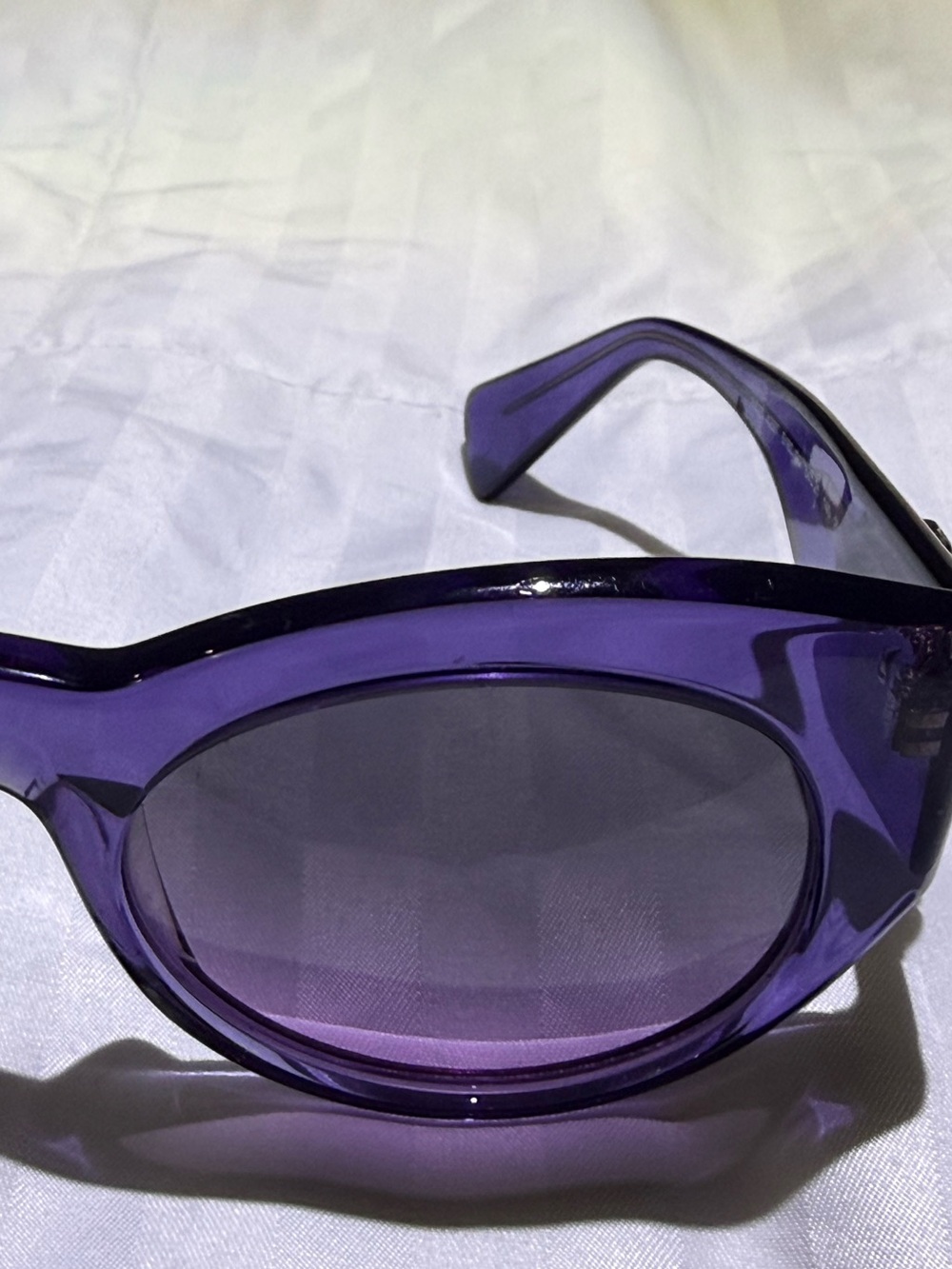 Versace VE 4297 Purple Medusa Cat Eye Sunglasses - Picture 6 of 10